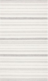 Safavieh Striped Kilim STK501A Ivory and Grey