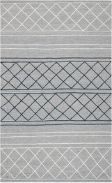 Safavieh Striped Kilim STK507G Silver and Grey