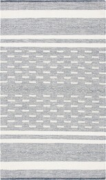 Safavieh Striped Kilim STK515N Navy and Ivory