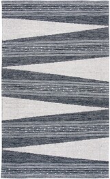 Safavieh Striped Kilim STK521Z Black and Ivory