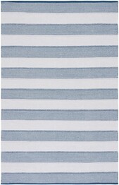 Safavieh Striped Kilim STK803F Grey and Blue