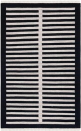 Safavieh Striped Kilim STK806B Beige and Black