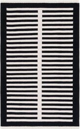 Safavieh Striped Kilim STK806Z Ivory and Black