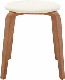 JO UPHOLSTERED STACKABLE STOOL