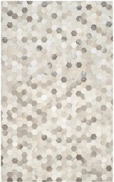 Safavieh Studio Leather STL217A Ivory and Grey