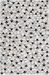 Safavieh Studio Leather STL230F Grey and Black