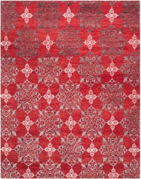 Safavieh Stone Wash STW243A Red and Ivory