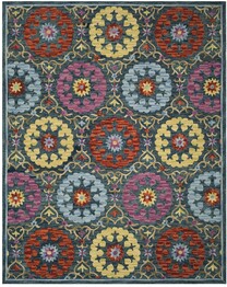 Safavieh Suzani SZN328A Blue and Multi