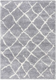 Safavieh Tahoe Shag THO662B Grey and White
