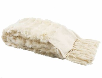 FAUX FUR ALEXI BED RUNNER