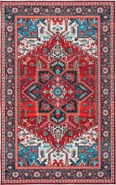 Safavieh Tucson TSN101Q Red and Blue