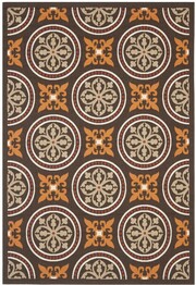 Safavieh Veranda VER030-0325 Chocolate and Terracotta