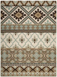 Safavieh Veranda VER0970215 Creme and Brown