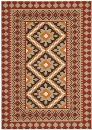 Safavieh Veranda VER099-0334 Red and Natural