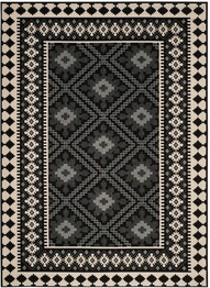 Safavieh Veranda VER0990421 Black and Creme