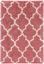 Safavieh Venus Shag VNS524U Pink and Ivory