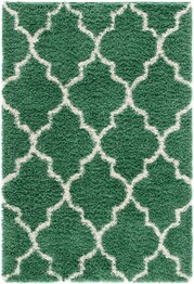 Safavieh Venus Shag VNS524Y Green and Ivory