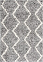 Safavieh Venus Shag VNS680J Grey and Ivory
