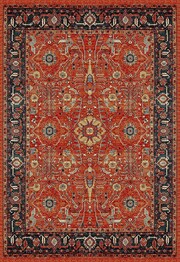 Safavieh Vintage Hamadan VTH220C Orange and Navy