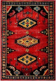 Safavieh Vintage Hamadan VTH251Q Red and Black