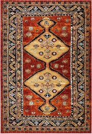 Safavieh Vintage Hamadan VTH252P Rust and Gold