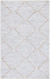 Safavieh Vintage Leather VTL803F Light Grey and Natural