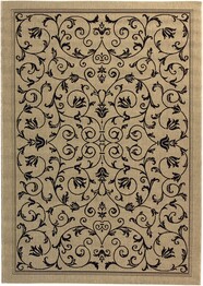 Safavieh Courtyard CY2098-3901 Sand and Black