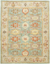 Safavieh Heritage HG734A Light Blue and Ivory