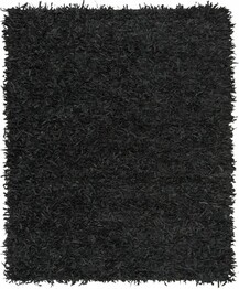 Safavieh Leather Shag LSG601A Black