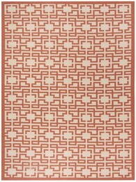 Safavieh Martha Stewart MSR4281231 Beige and Terracotta