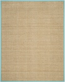 Safavieh Natural Fiber NF114R Natural and Teal