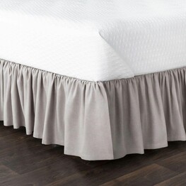 Peyton Ruffle RLSKT-1000 60"W x 80"L x 15"DL Bedding