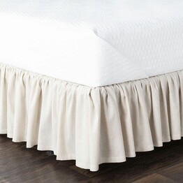 Peyton Ruffle RLSKT-1001 60"W x 80"L x 15"DL Bedding