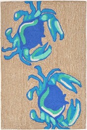 Trans Ocean Frontporch Crabs Blue 1404/03