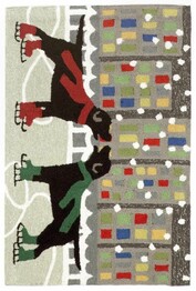Trans Ocean Frontporch Holiday Ice Dogs Multi 1526/44