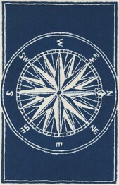 Trans Ocean Frontporch Compass Navy 1447/33