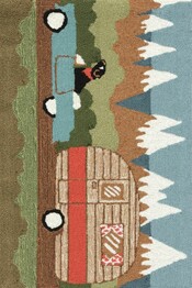 Trans Ocean Frontporch Camping Dog Green 1469/06