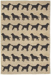 Trans Ocean Frontporch Doggies Black 1467/48