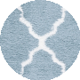 Blue Rust / Ivory