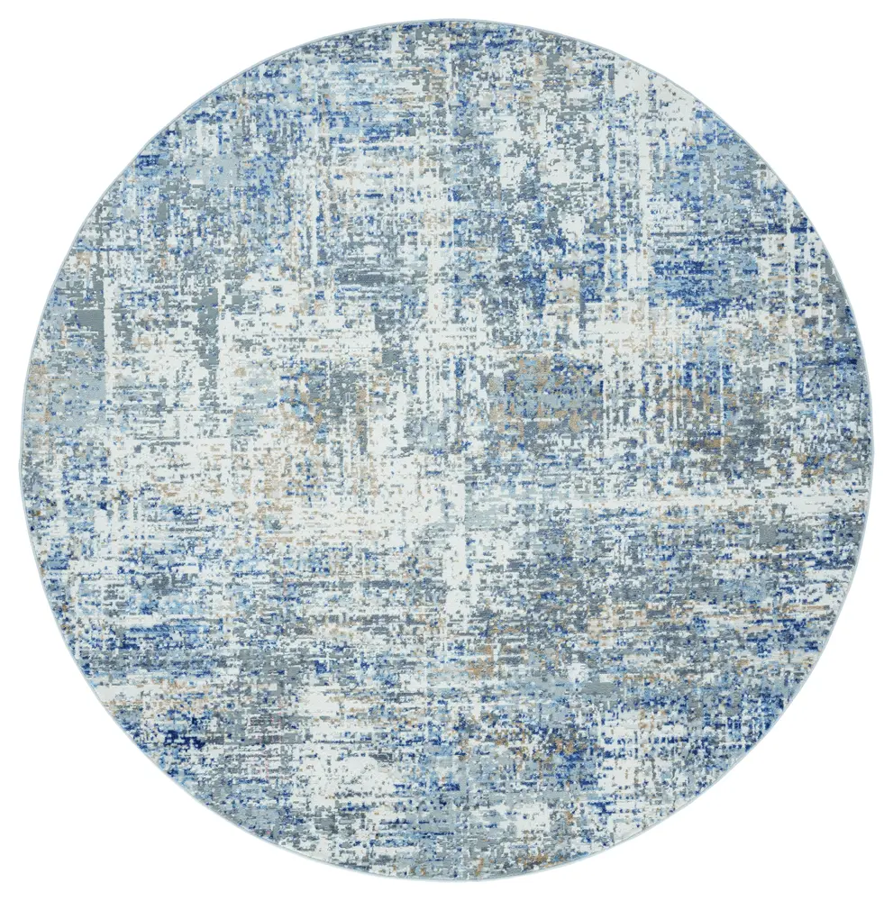 United Weavers Austin Elegance Blue Round Rug 7'10