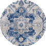 Blue / Ivory