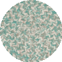 Teal / Ivory