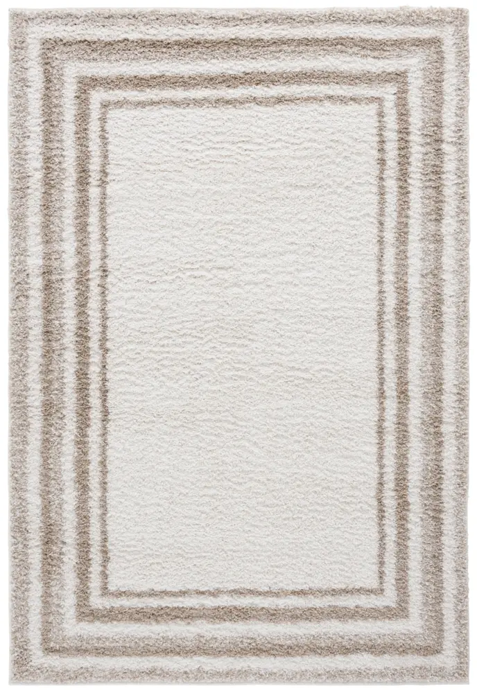 Safavieh Border & Stripe Shag 200 5'-3