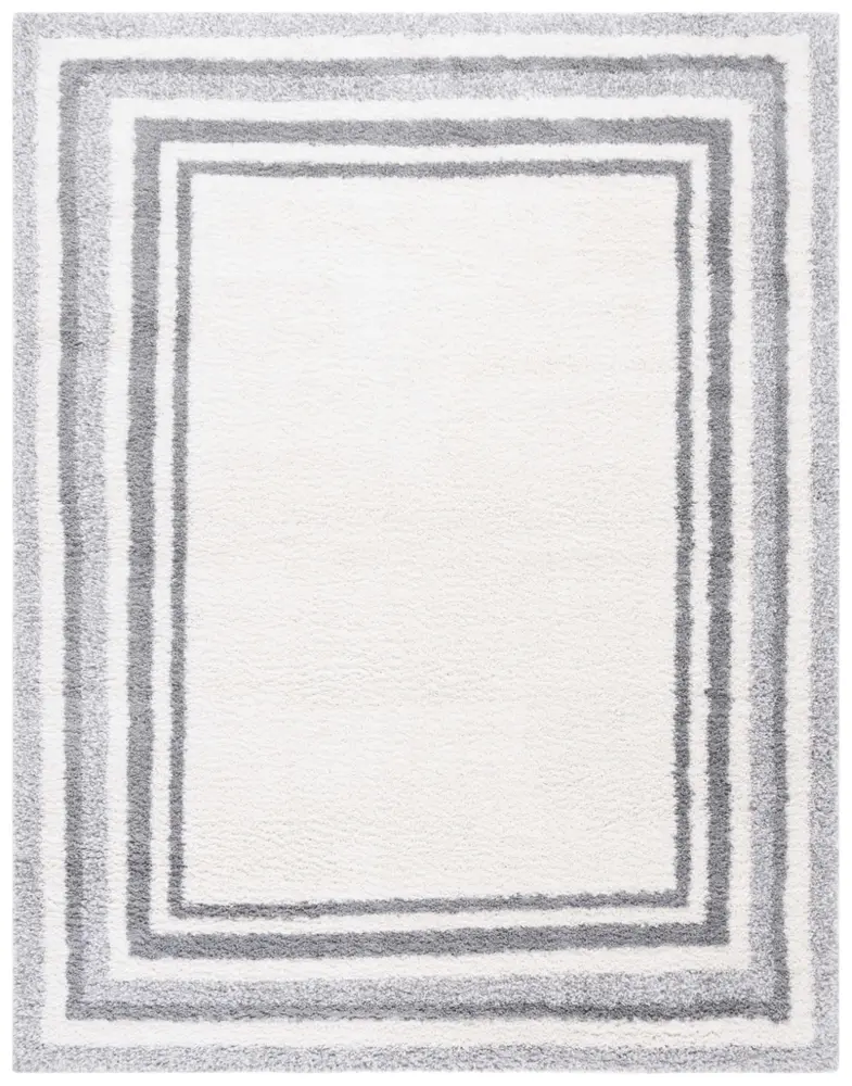 Safavieh Border & Stripe Shag 200 8'-0