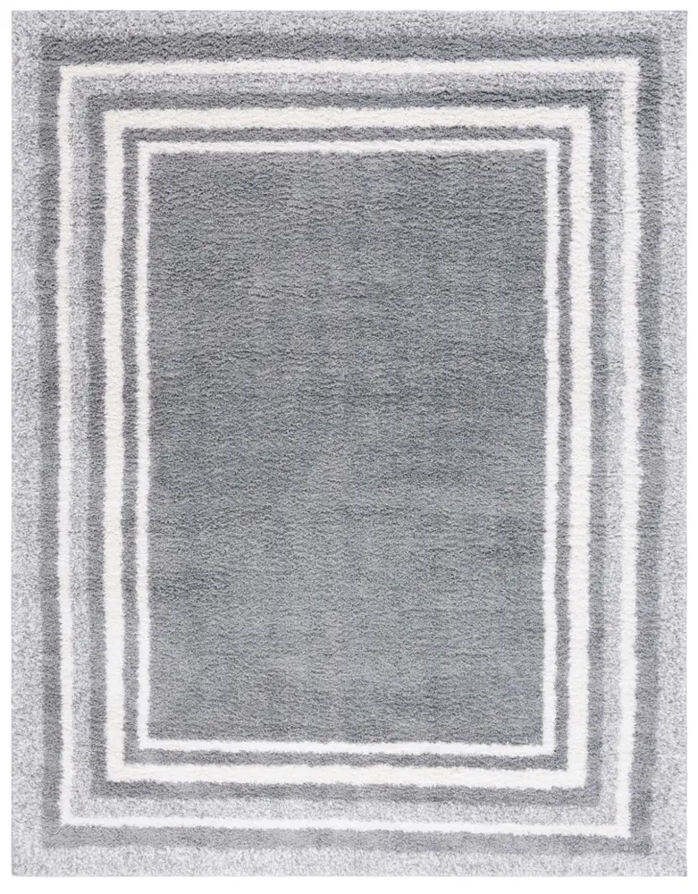Safavieh Border & Stripe Shag 200 8'-0