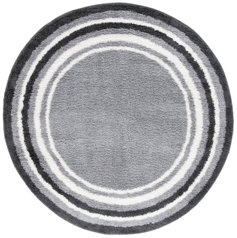 Safavieh Border & Stripe Shag 200 6'-7