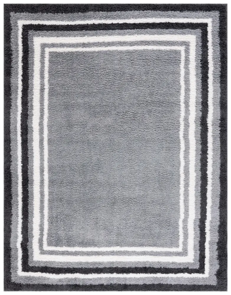 Safavieh Border & Stripe Shag 200 8'-0