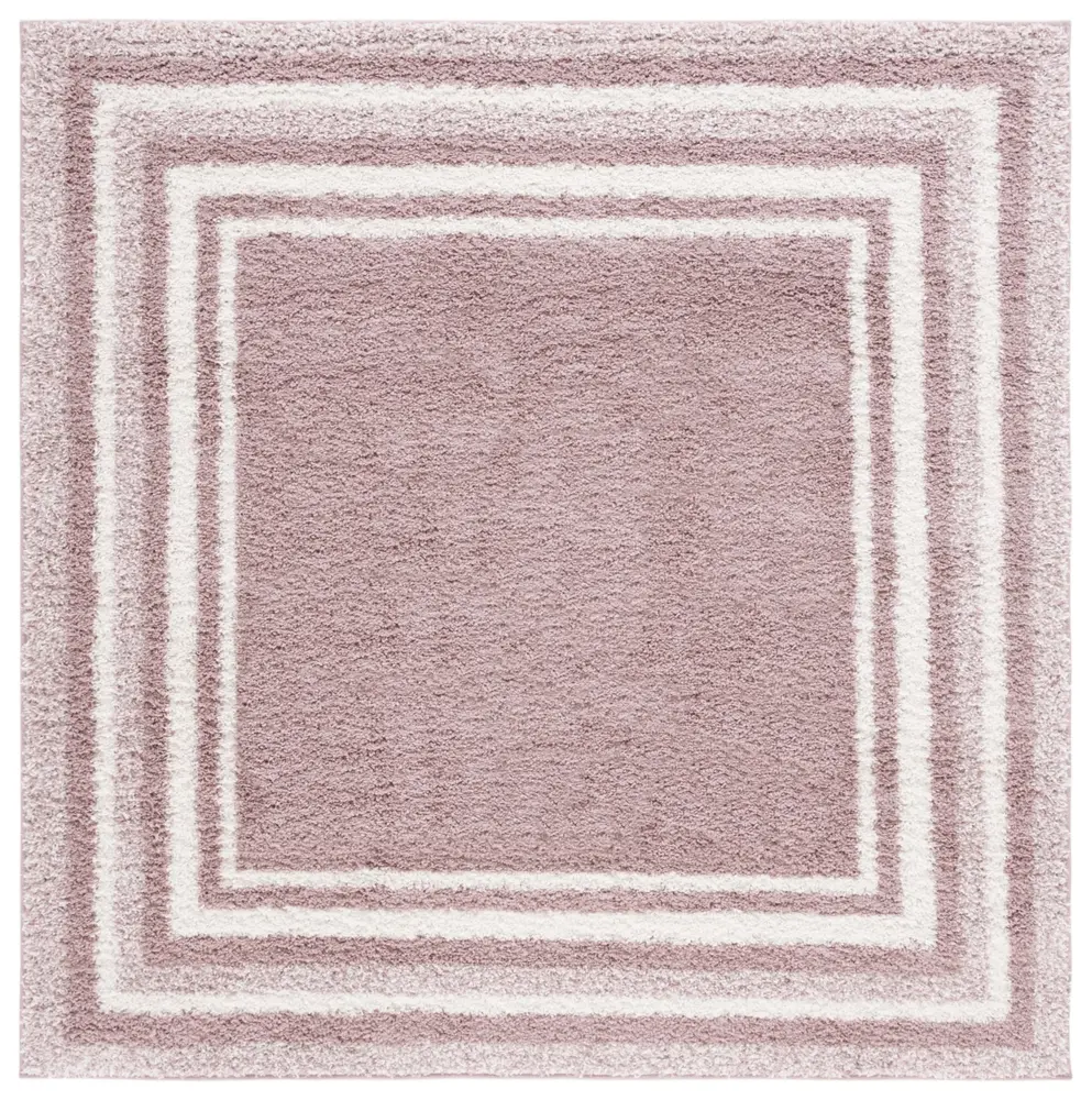 Safavieh Border & Stripe Shag 200 6'-7