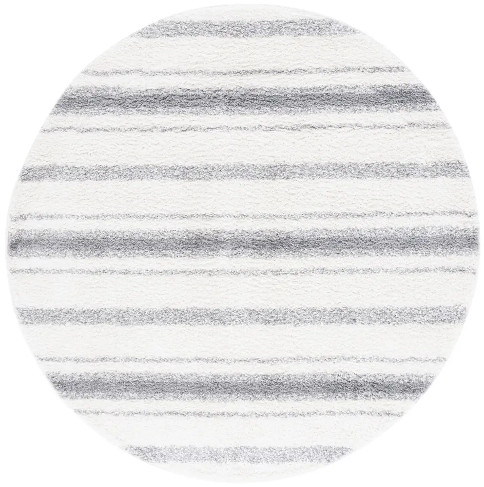 Safavieh Border & Stripe Shag 200 6'-7