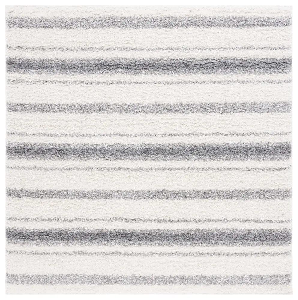 Safavieh Border & Stripe Shag 200 6'-7